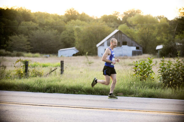 Heart of America Marathon runner