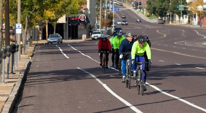 Bike lanes added in St. Louis