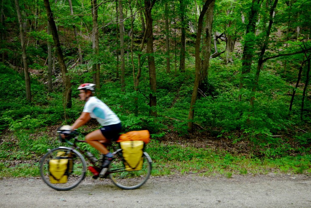 Katy Trail rider