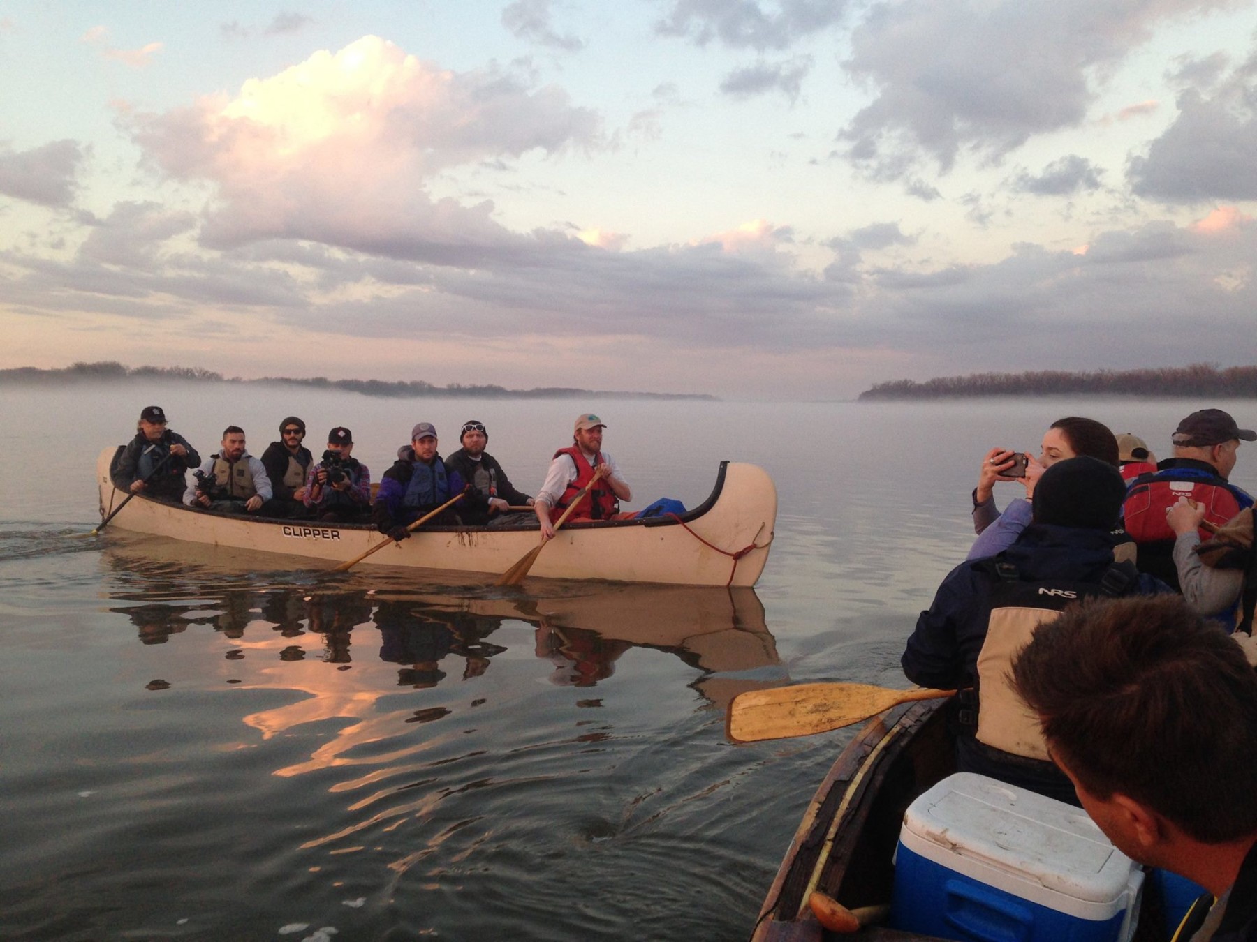 Canoeing on the Mississippi River