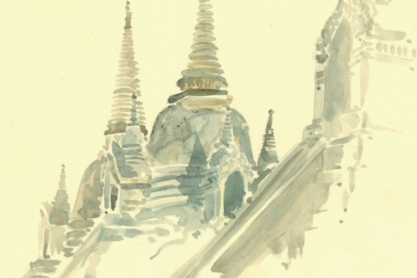 Wat Phra Si Sanphet by Sophie Binder