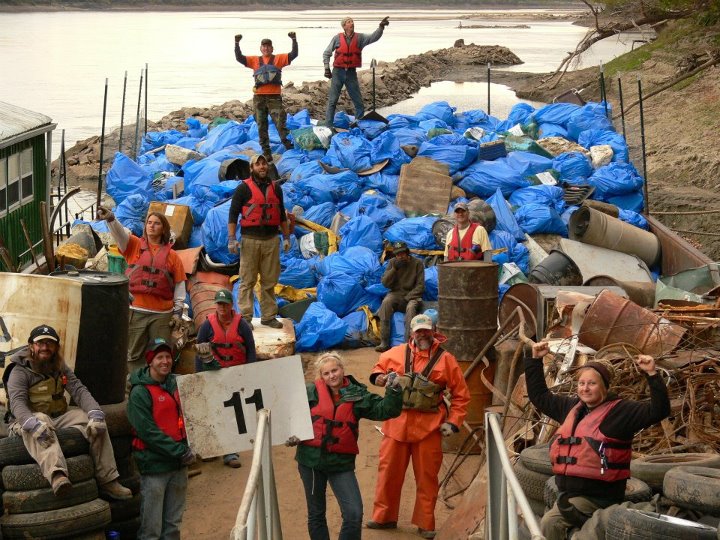Missouri River Relief cleanup