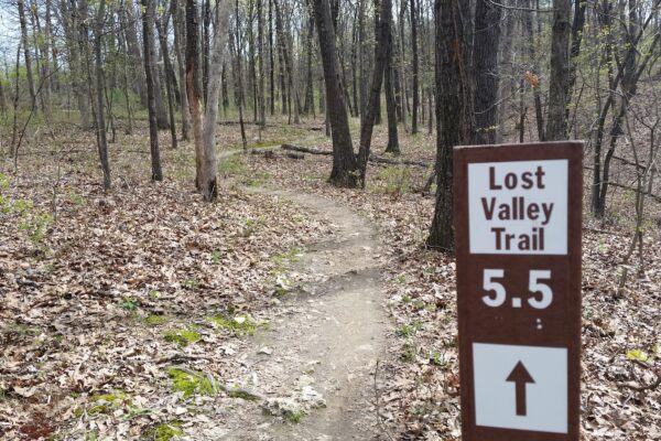 Lost Valley Trail in Weldon Spring