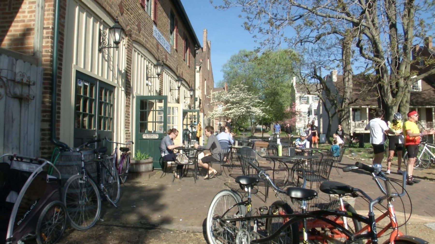 Bike Stop Cafe in St. Charles, Mo.