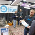 BWorks booth at the Mississippi Valley Bike + Outdoor Expo