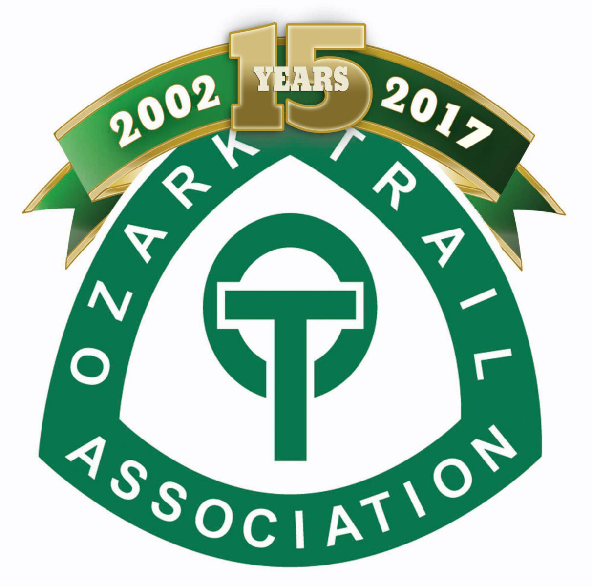Ozark Trail 15th Anniversary Logo