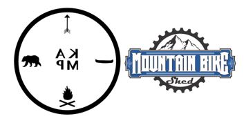 Kamp and Mountain Bike Shed logos