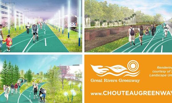 Chouteua Greenway renderings
