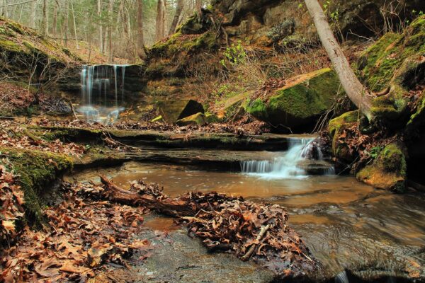 Cascades Through Canyon at Don Robinson