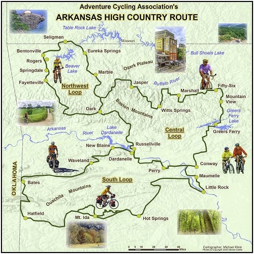 Pedaling The Adventure Cycling Associations New Arkansas High Country Route Terrain Magazine 1438