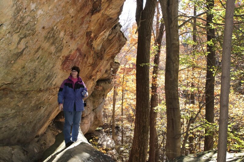 Hiking Amid History at Piney Creek Ravine Nature Preserve Terrain