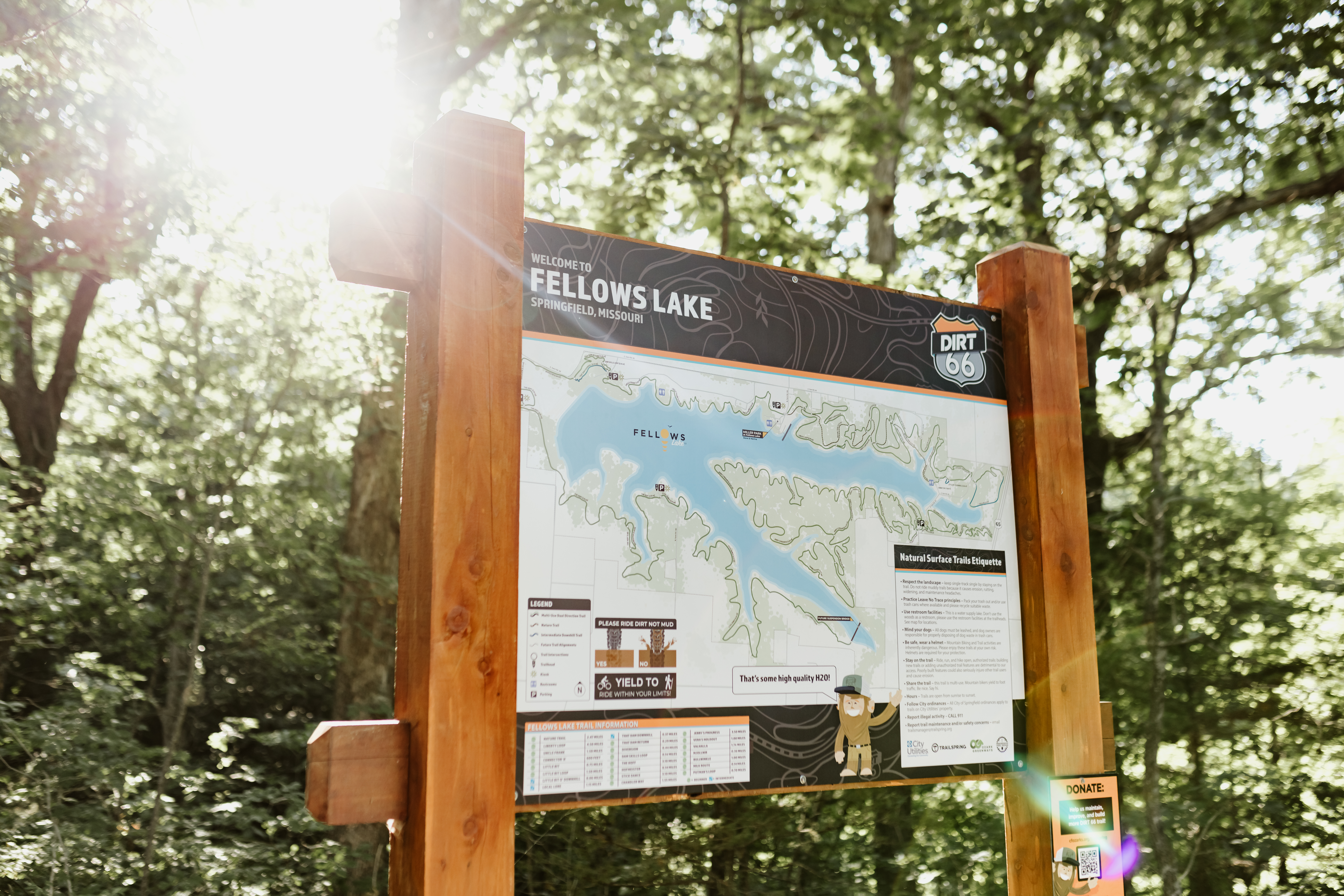 Fellows Lake Bike Trails