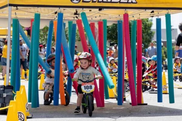 Silas McCain at Strider Race