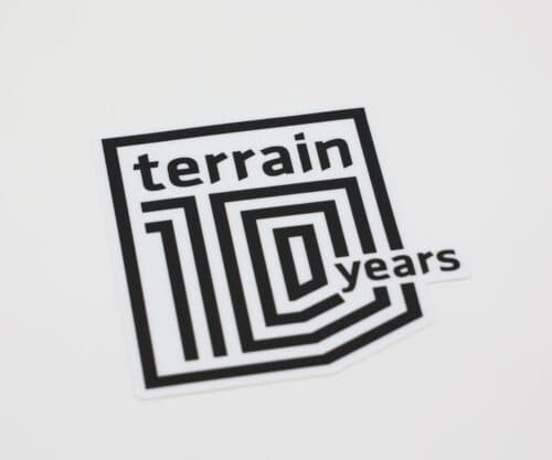 Terrain Magazine 10th Anniversary Sticker