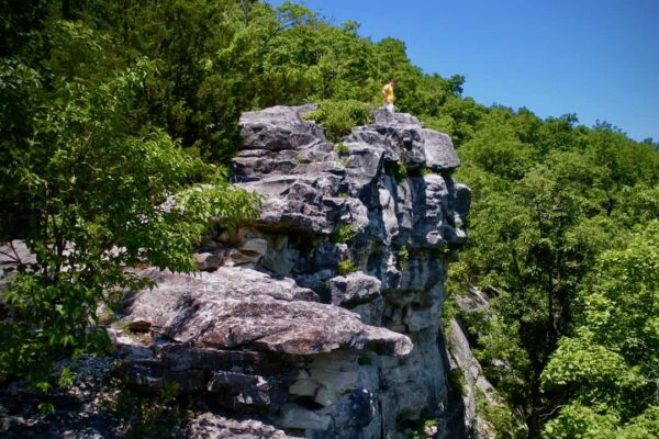 Capen Park Cliff in Columbia, Missouri