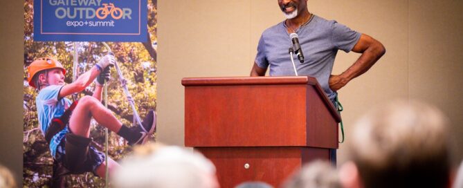 Eddy Harris at the 2025 Gateway Outdoor Summit