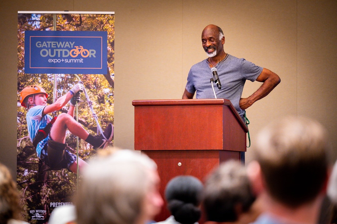 Eddy Harris at the 2025 Gateway Outdoor Summit